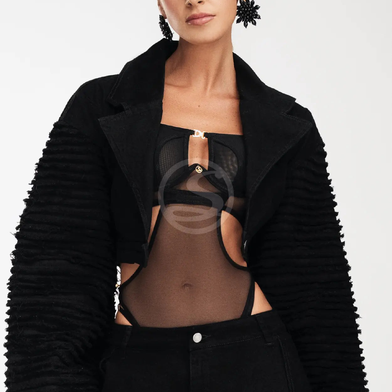 Duality Black Bodysuit Santísimas Ref. S-676