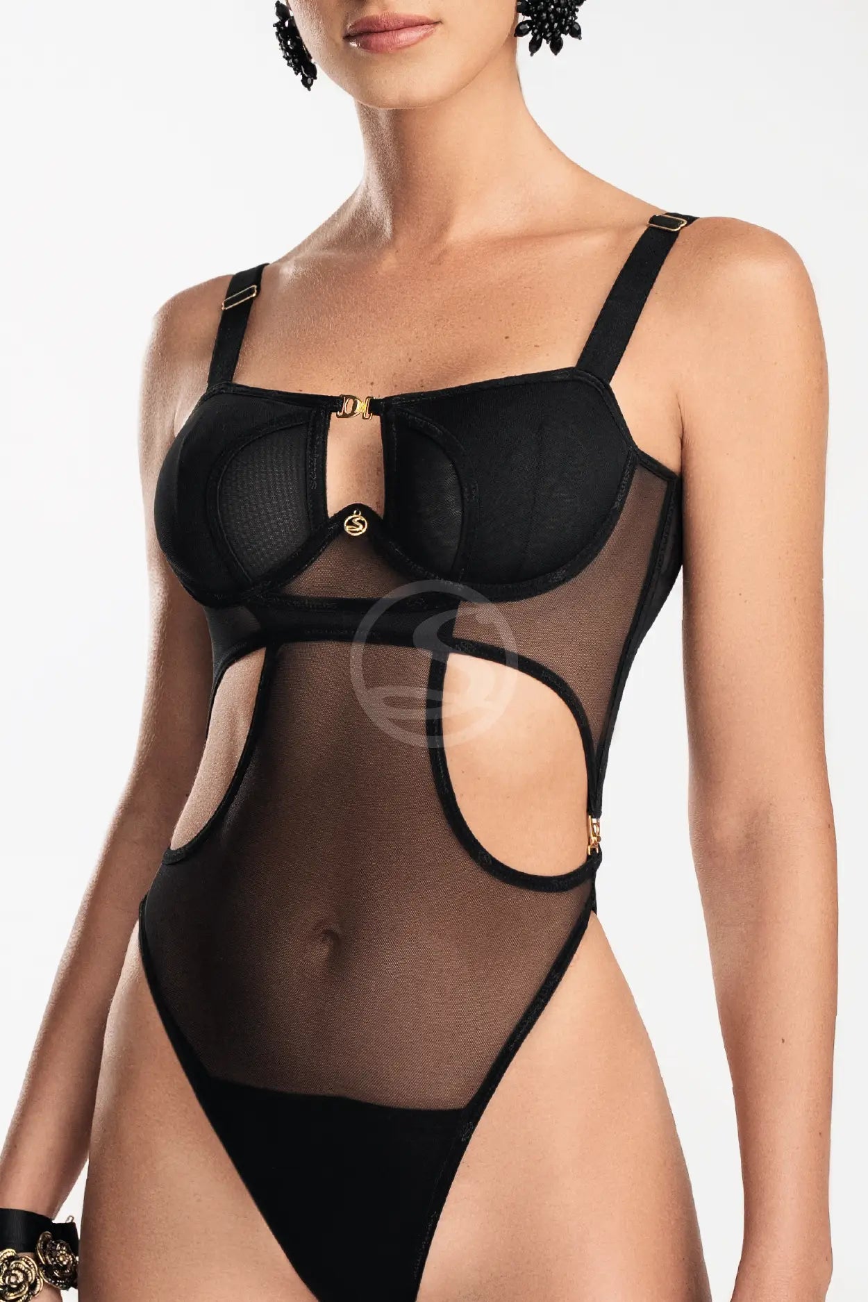 Duality Black Bodysuit Santísimas Ref. S-676