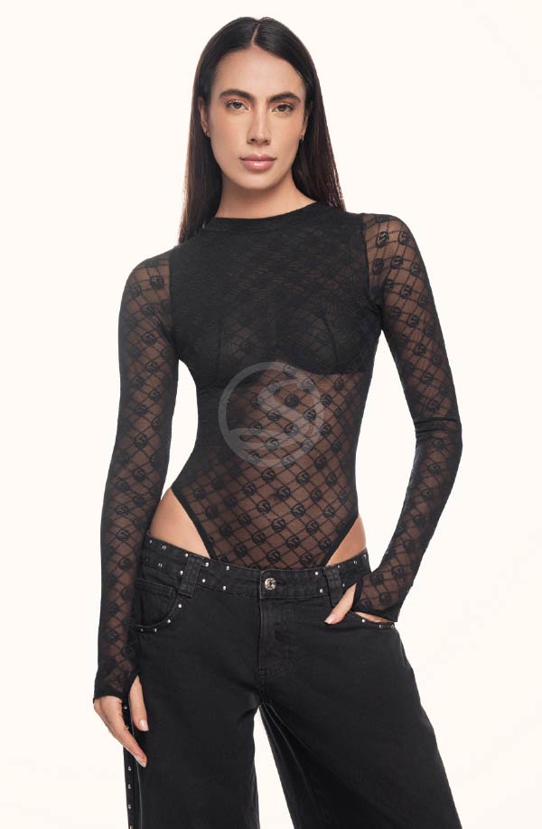 Body Evans Negro Santísimas Ref. S-615