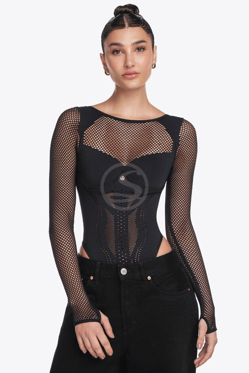 Body Rebel Negro Santísimas Ref. S-699