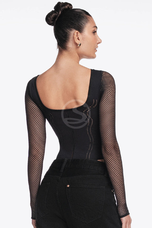 Body Rebel Negro Santísimas Ref. S-699