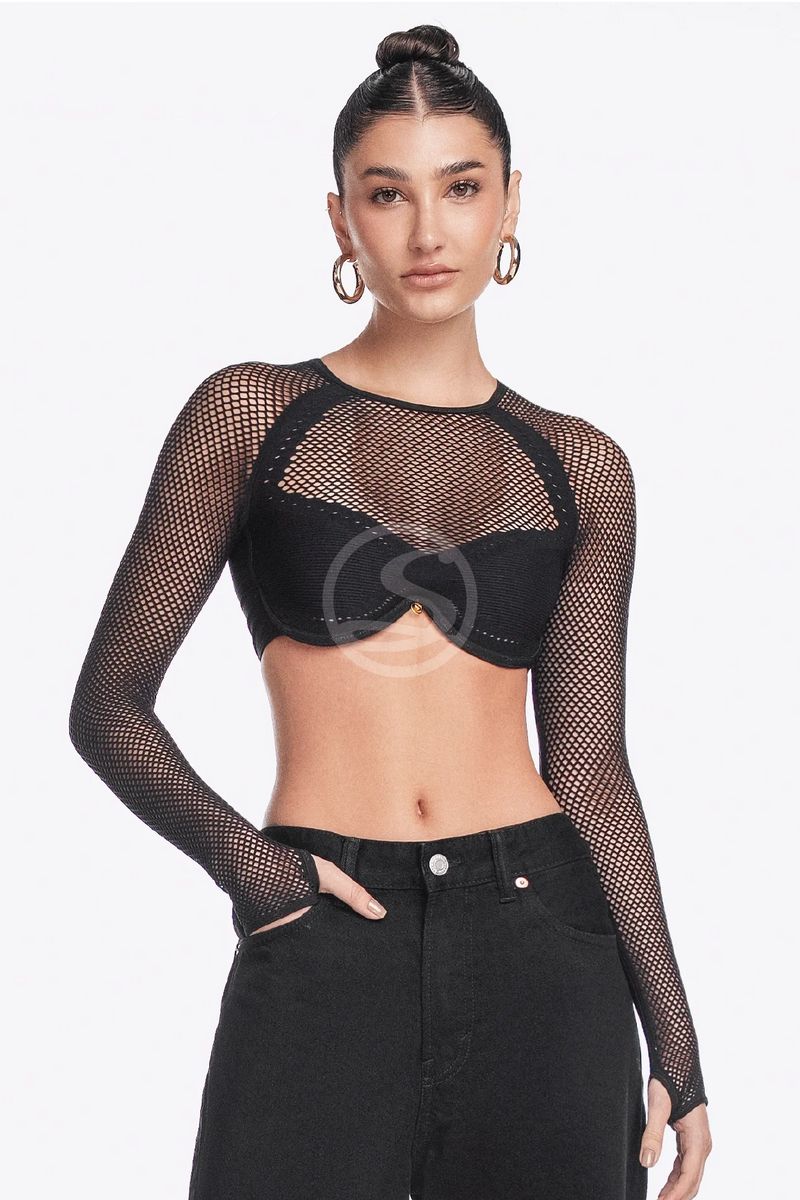 Bustier Core Negro Santísimas Ref. S-709