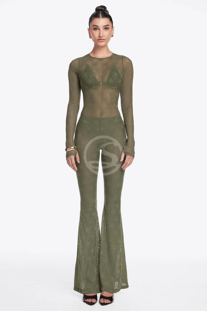Set Body Reliquia y Media Ruptere verde Santisimas