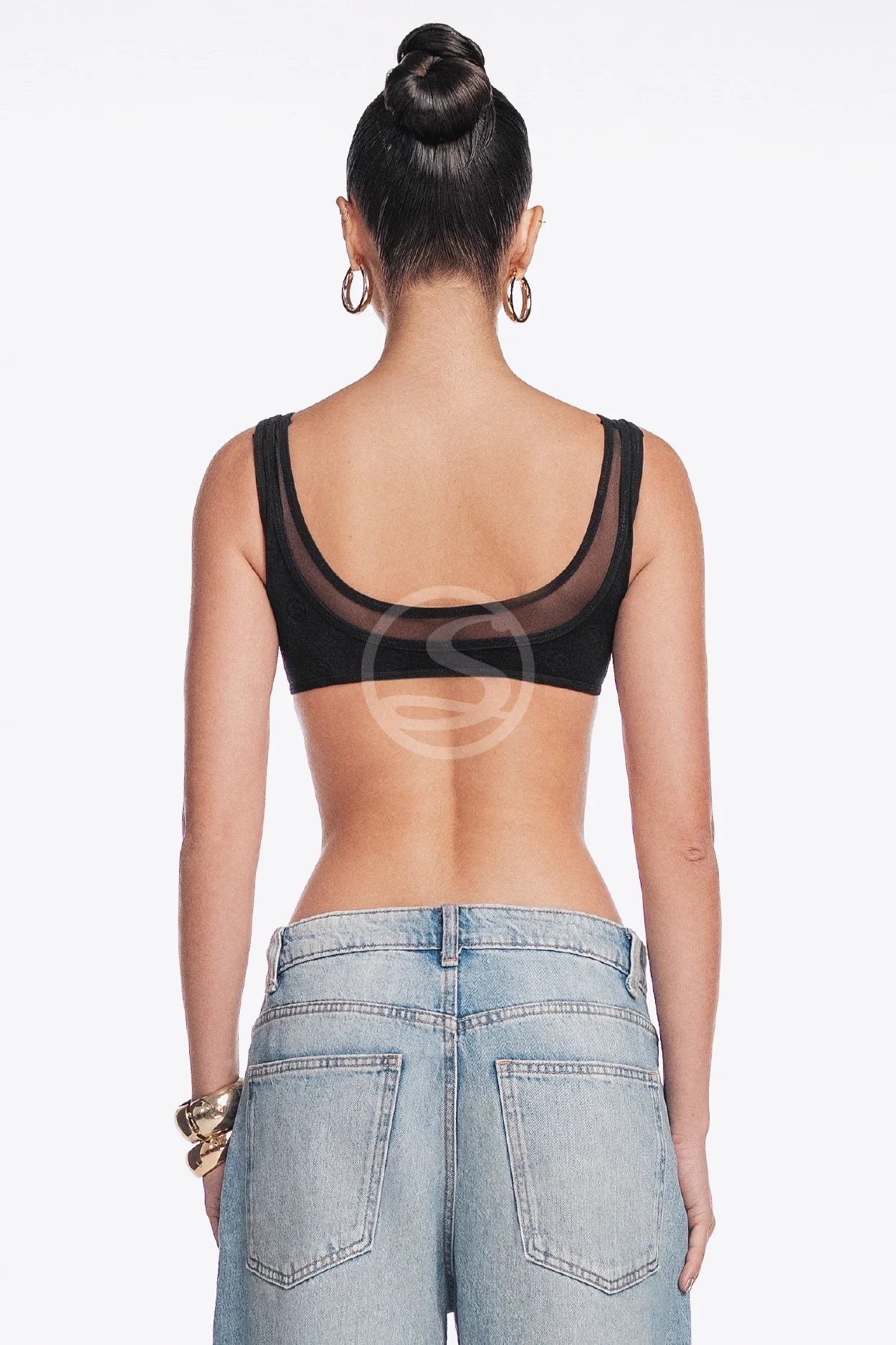 Bralette Flux Negro Santísimas Ref. S-695