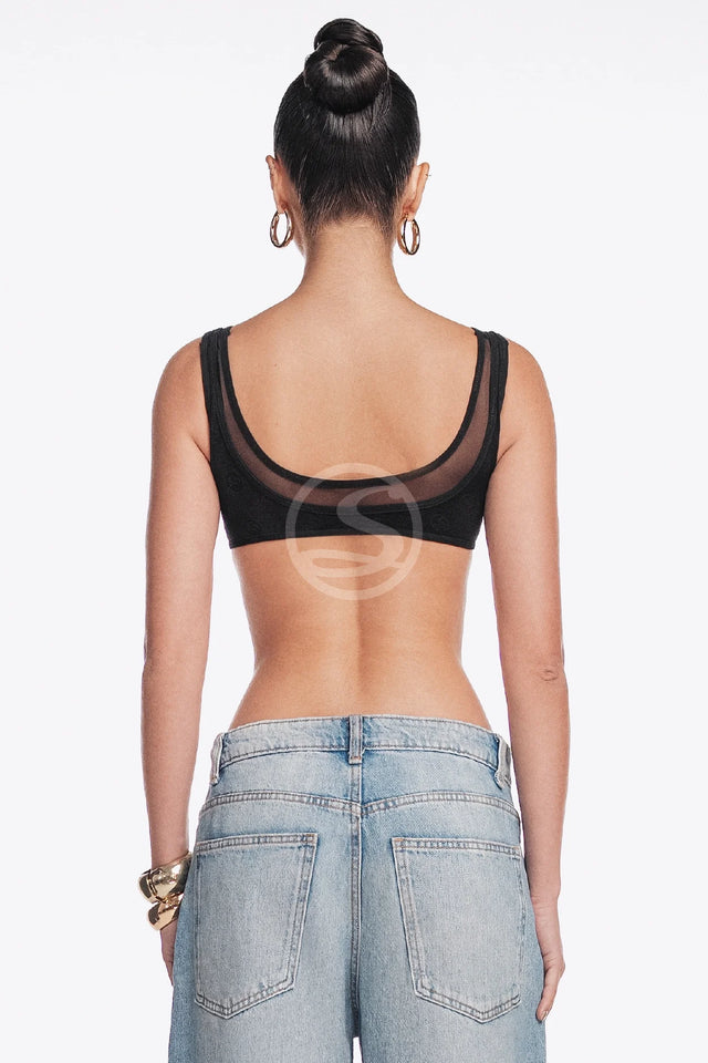 Bralette Flux Negro Santísimas Ref. S-695