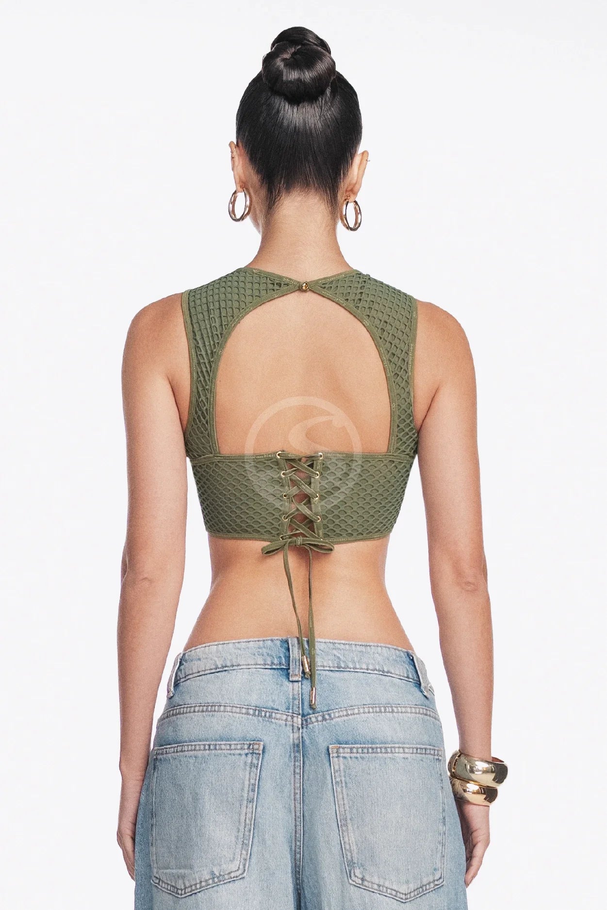  Santísimas Armour Green Corset Ref. S-698
