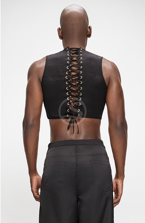 Black Spirit Corset Santísimas Men Ref. S-585