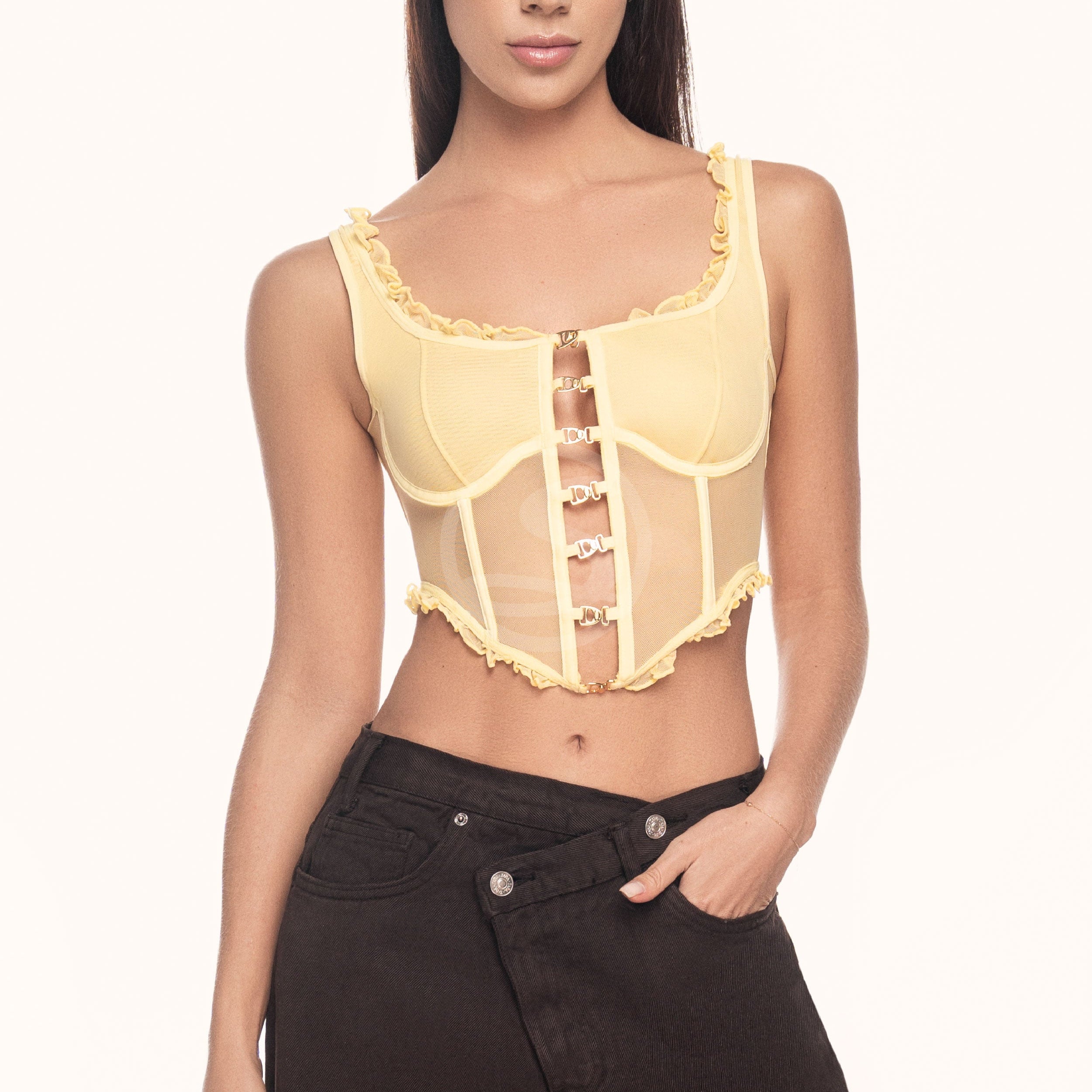 Corsé Silas Amarillo Santísimas Ref. S-606