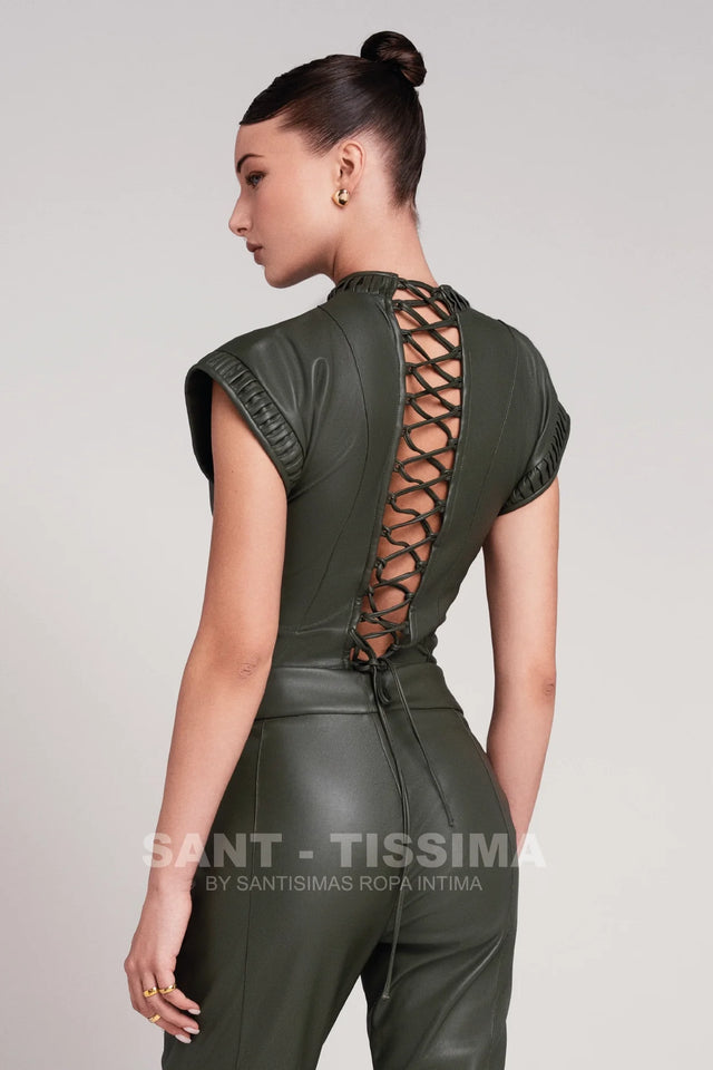 Corseted Crop Top Velours Sant-tissima SANT--031