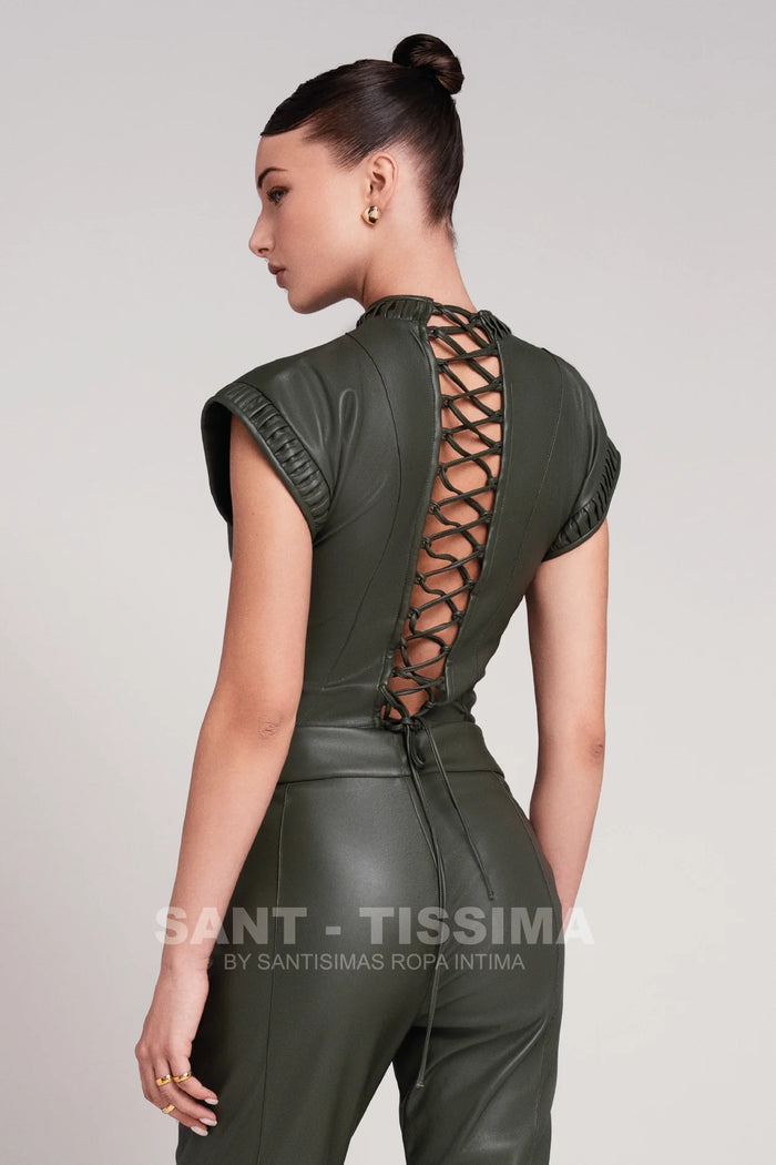 Corseted Crop Top Velours Sant-tissima SANT--031