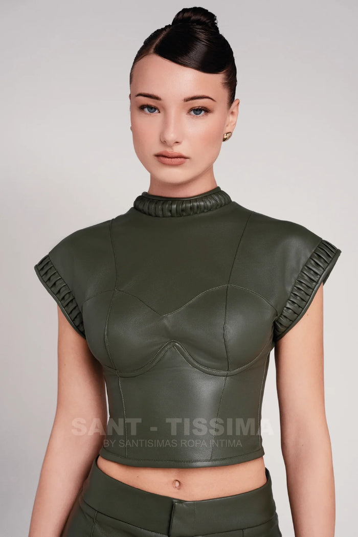 Corseted Crop Top Velours Sant-tissima SANT--031