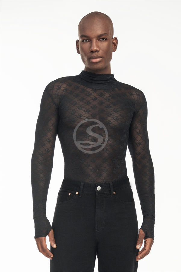 Mesh Surnia Black Santisimas Men Ref. S-641