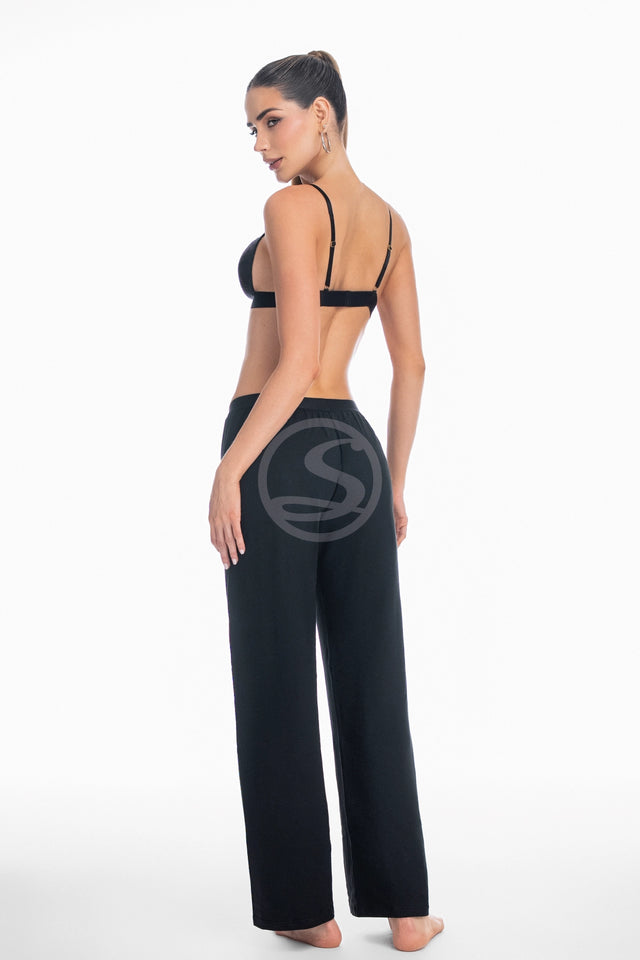 Pijama Top Pantalón Negra Santísimas