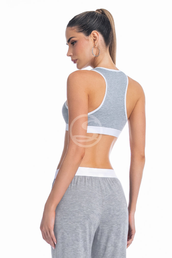 Basic Top Gris Santísimas